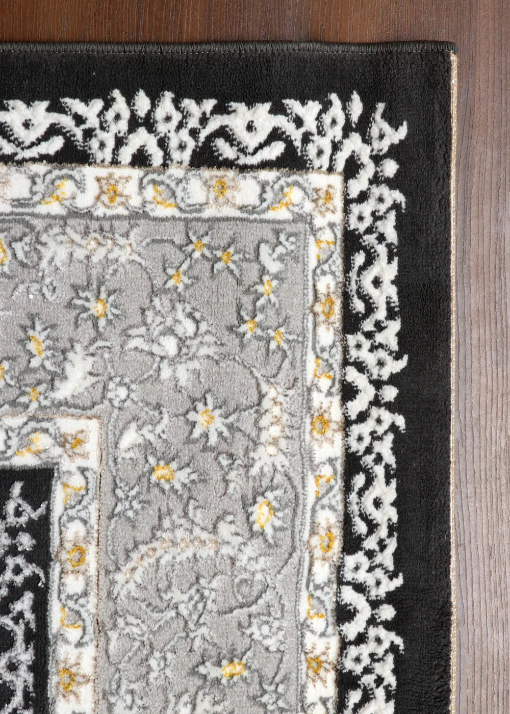 Ethereal Midnight Medallion Rug