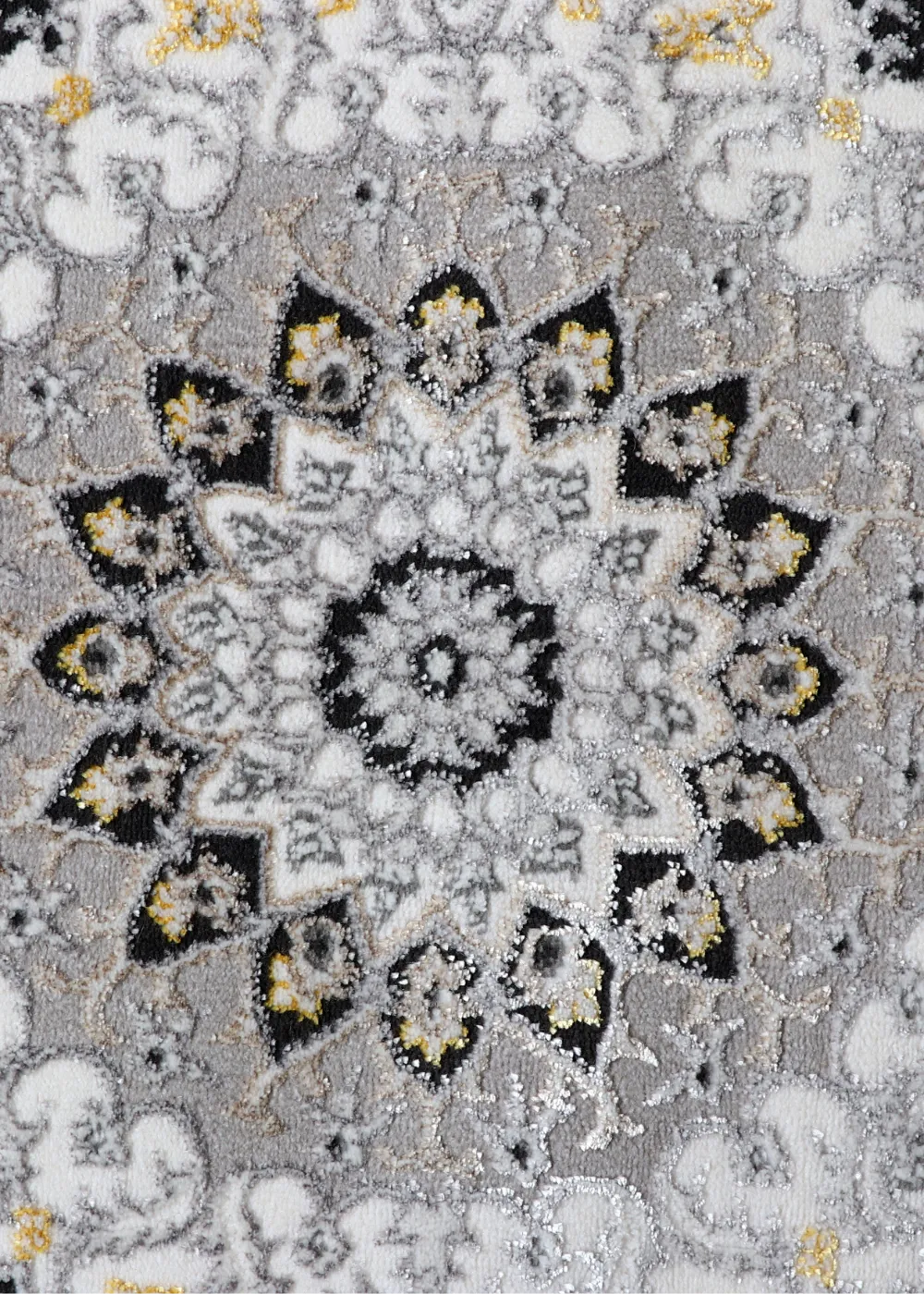 Ethereal Midnight Medallion Rug