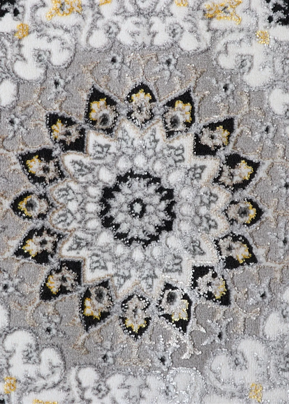 Ethereal Midnight Medallion Rug