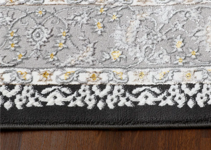 Ethereal Midnight Medallion Rug