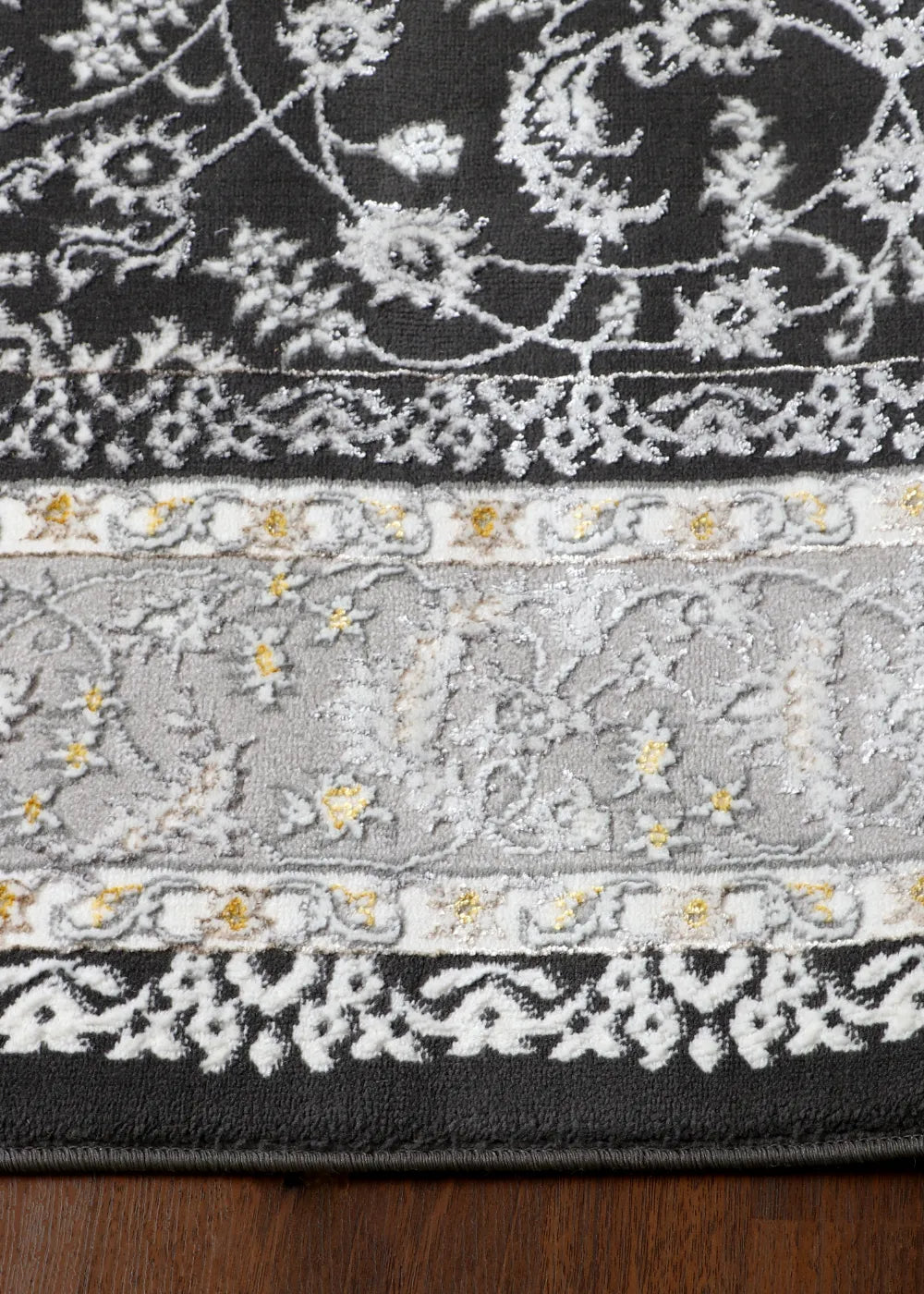 Ethereal Midnight Medallion Rug