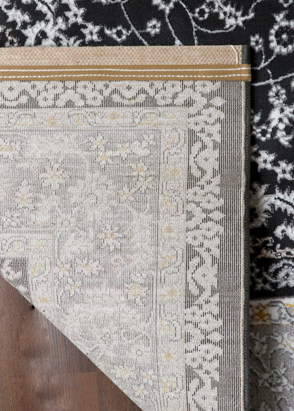 Ethereal Midnight Medallion Rug