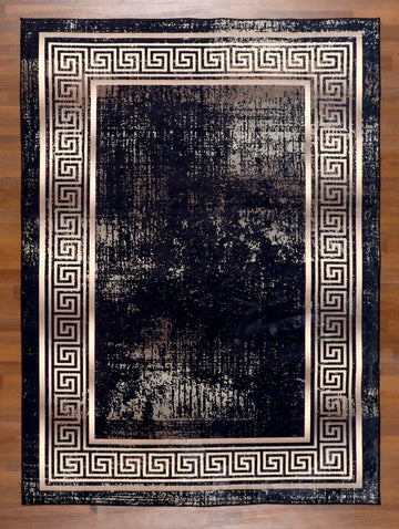 Imperial Onyx Greek Key Rug