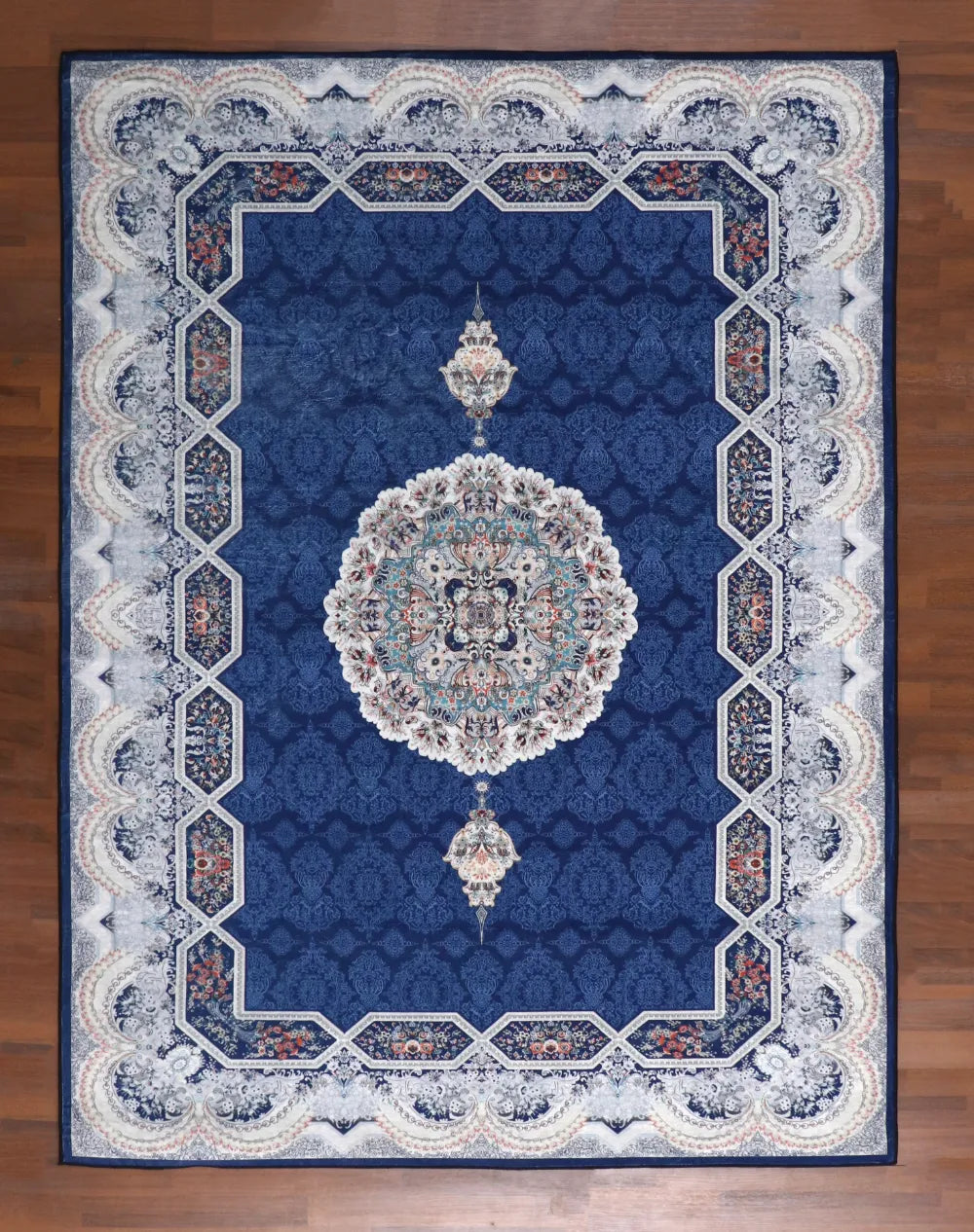 Midnight Sapphire Medallion Rug