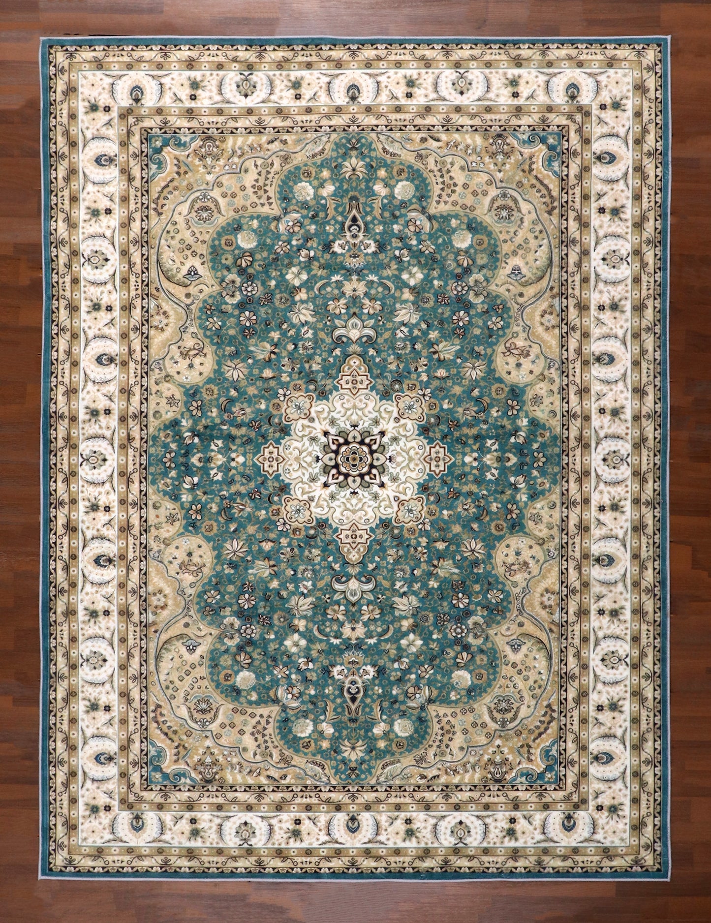 Empress Azure Medallion Rug