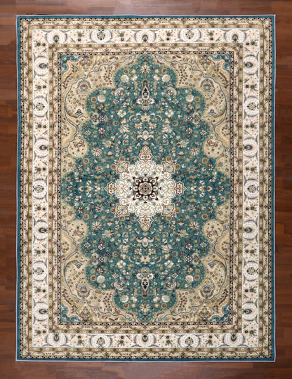 Empress Azure Medallion Rug