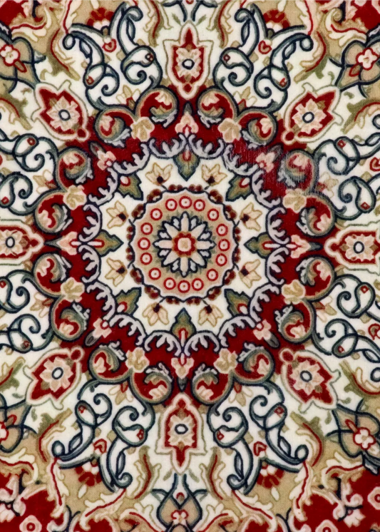 Crimson Medallion Rug