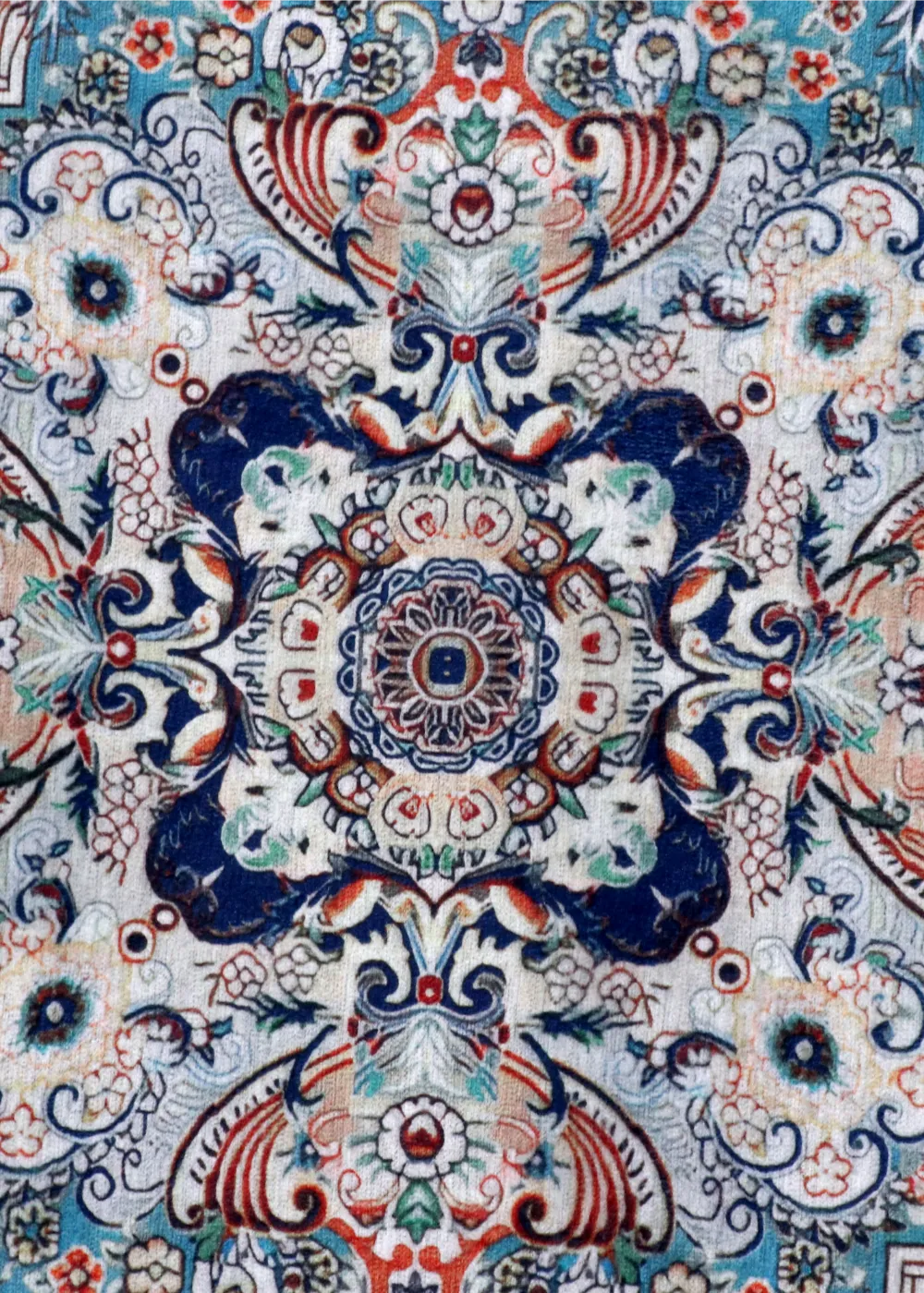 Midnight Sapphire Medallion Rug