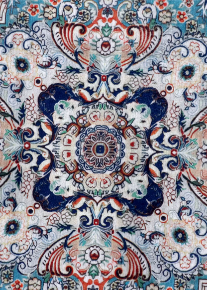 Midnight Sapphire Medallion Rug