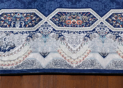 Midnight Sapphire Medallion Rug