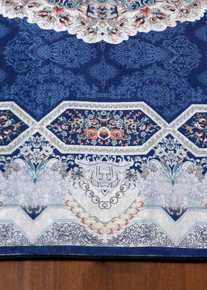 Midnight Sapphire Medallion Rug