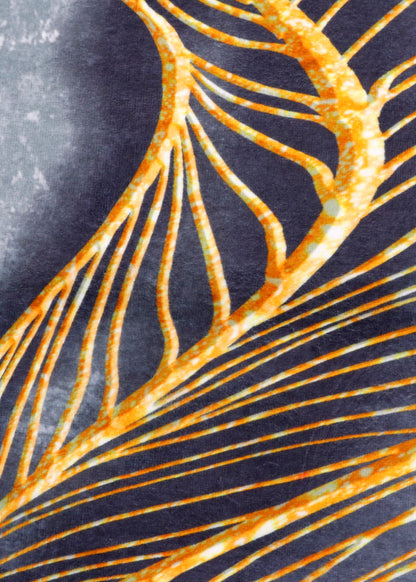 Gilded Flow Abstract Rug