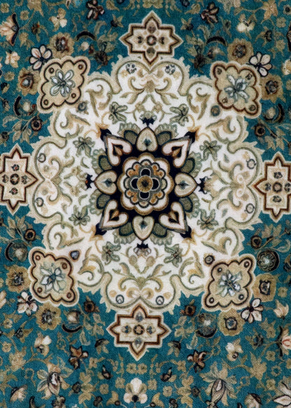 Empress Azure Medallion Rug