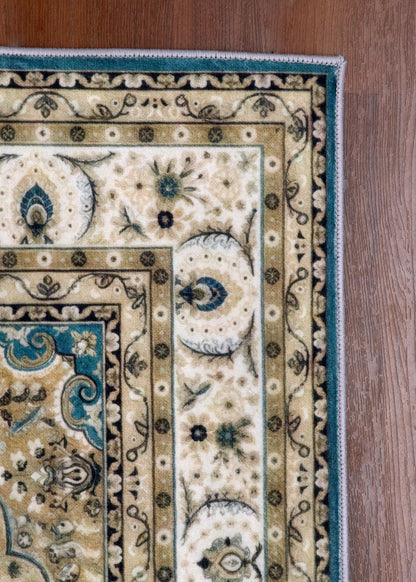 Empress Azure Medallion Rug