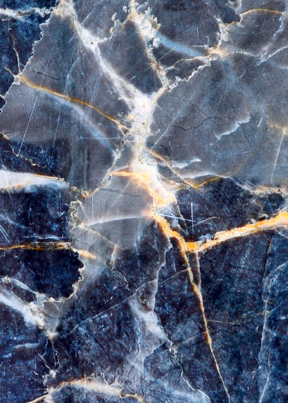 Azure Marble Abstract Rug