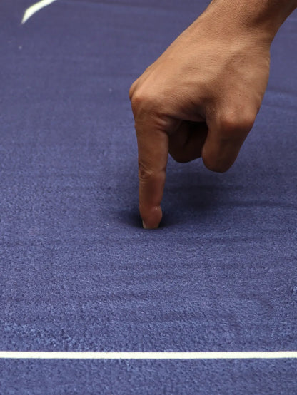 Blue Dome Print Prayer Mat With Foam Padding