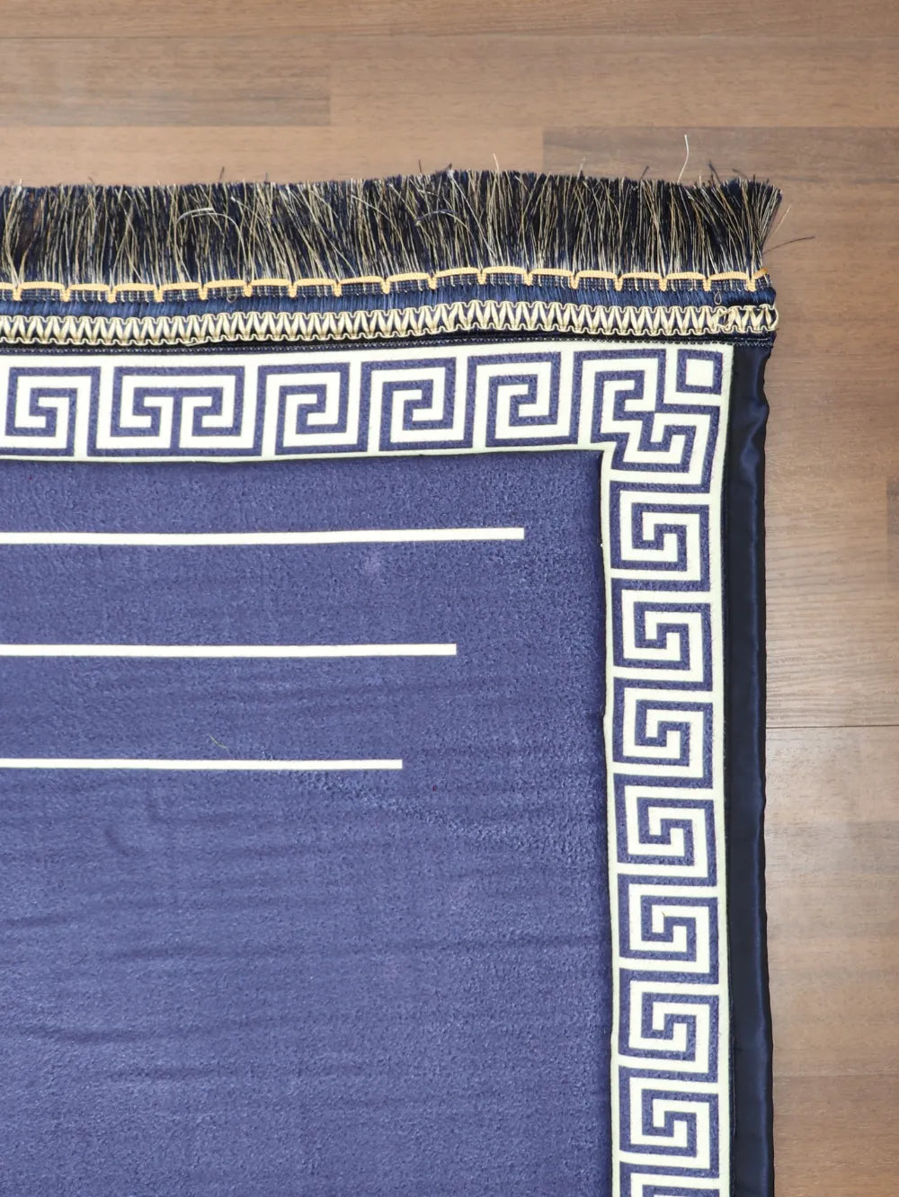Blue Dome Print Prayer Mat With Foam Padding