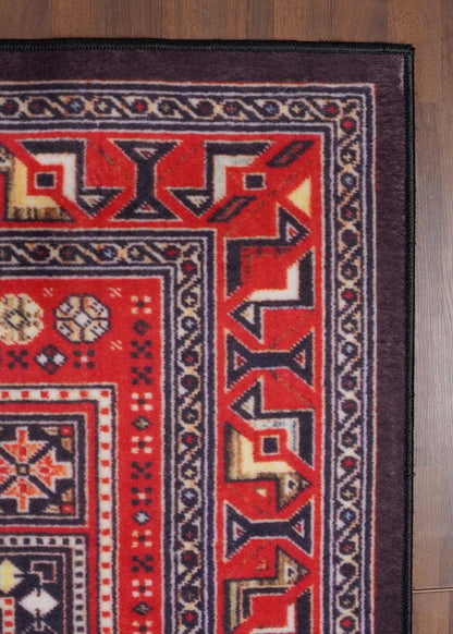 Traditional Persian Design Elegance Rug  with Felt Back