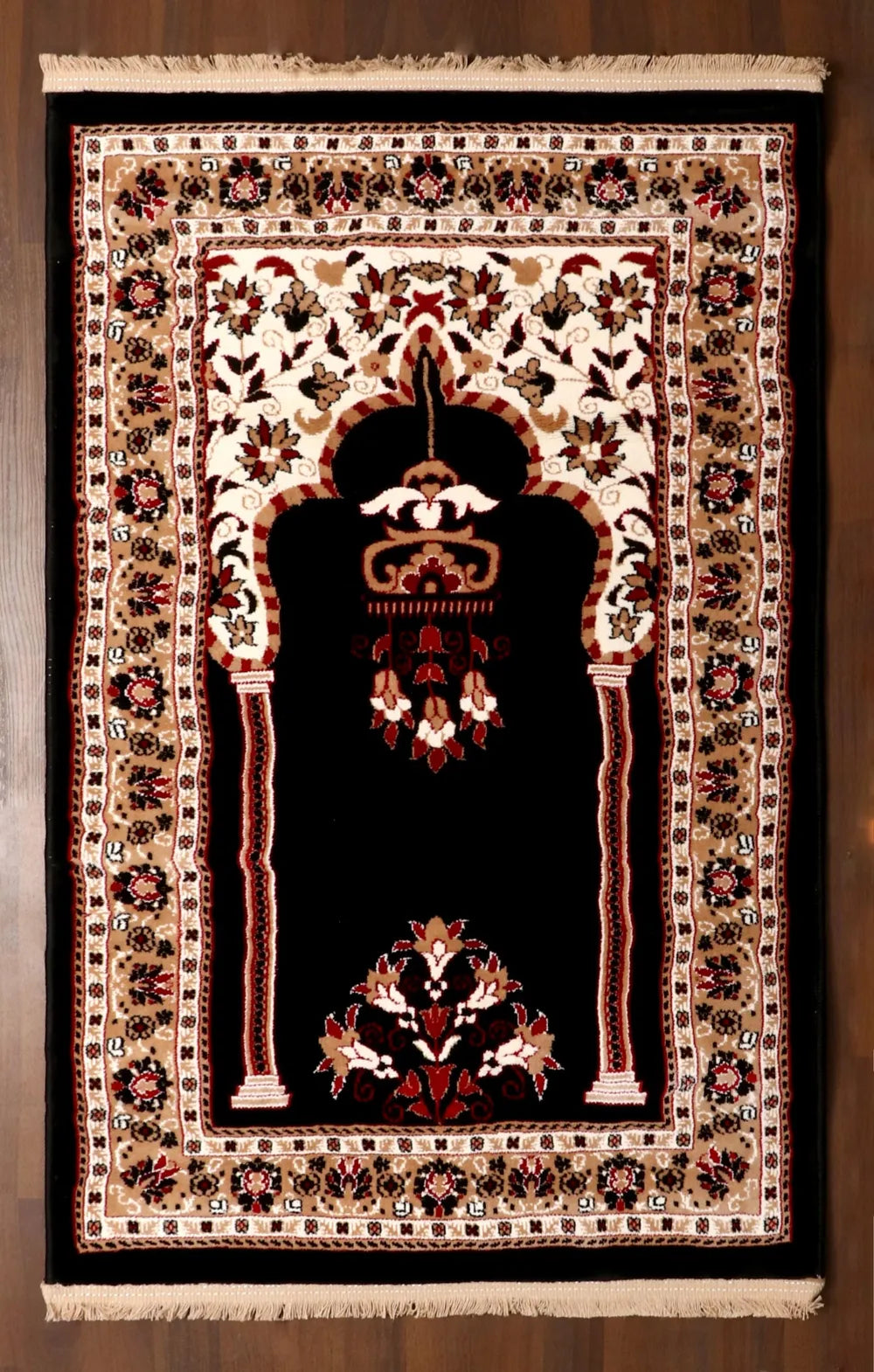 Ornate Arch Turkish Janemaz Mat – Nayyer Carpets