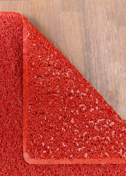 Red PVC Coil Door Mat