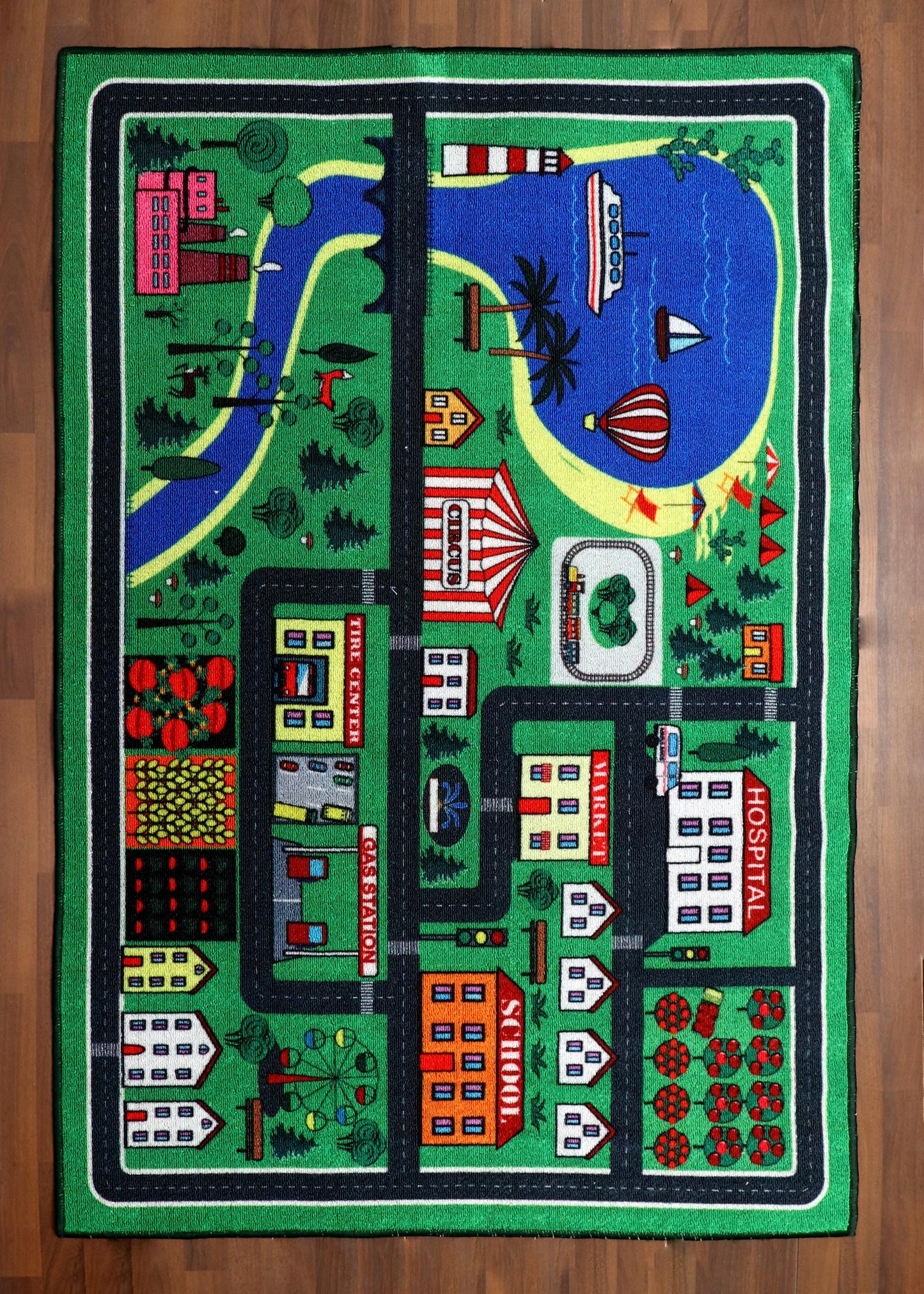 Urban Exploration Play Rug for Kids