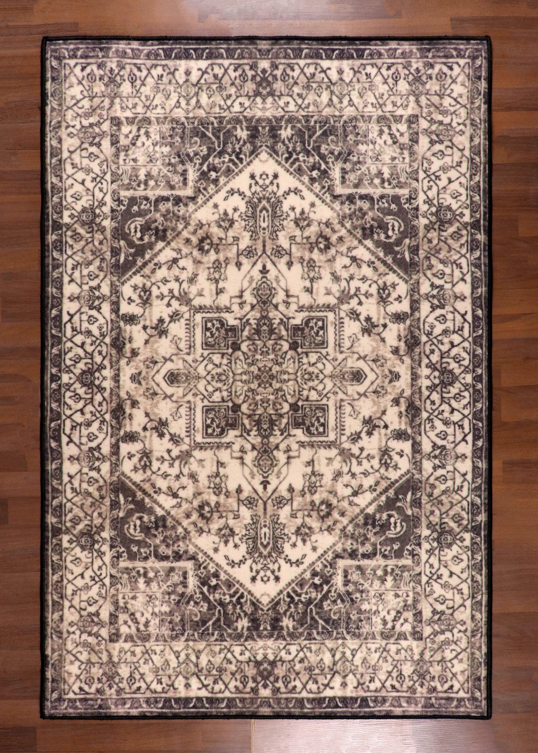 Heirloom Silver Filigree Rug – Nayyer Carpets