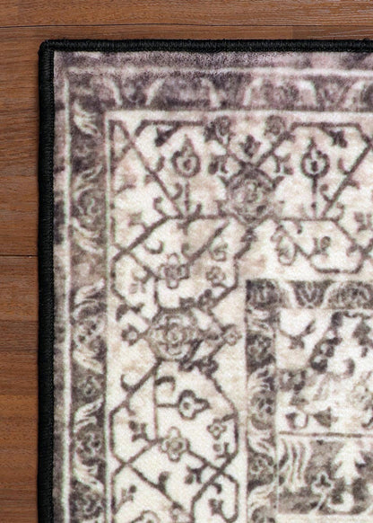 Heirloom Silver Filigree Rug