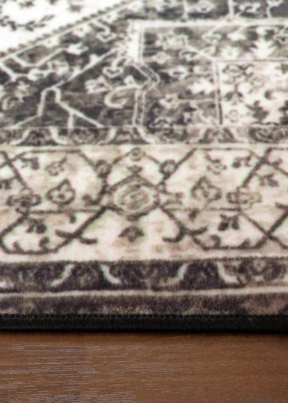 Heirloom Silver Filigree Rug