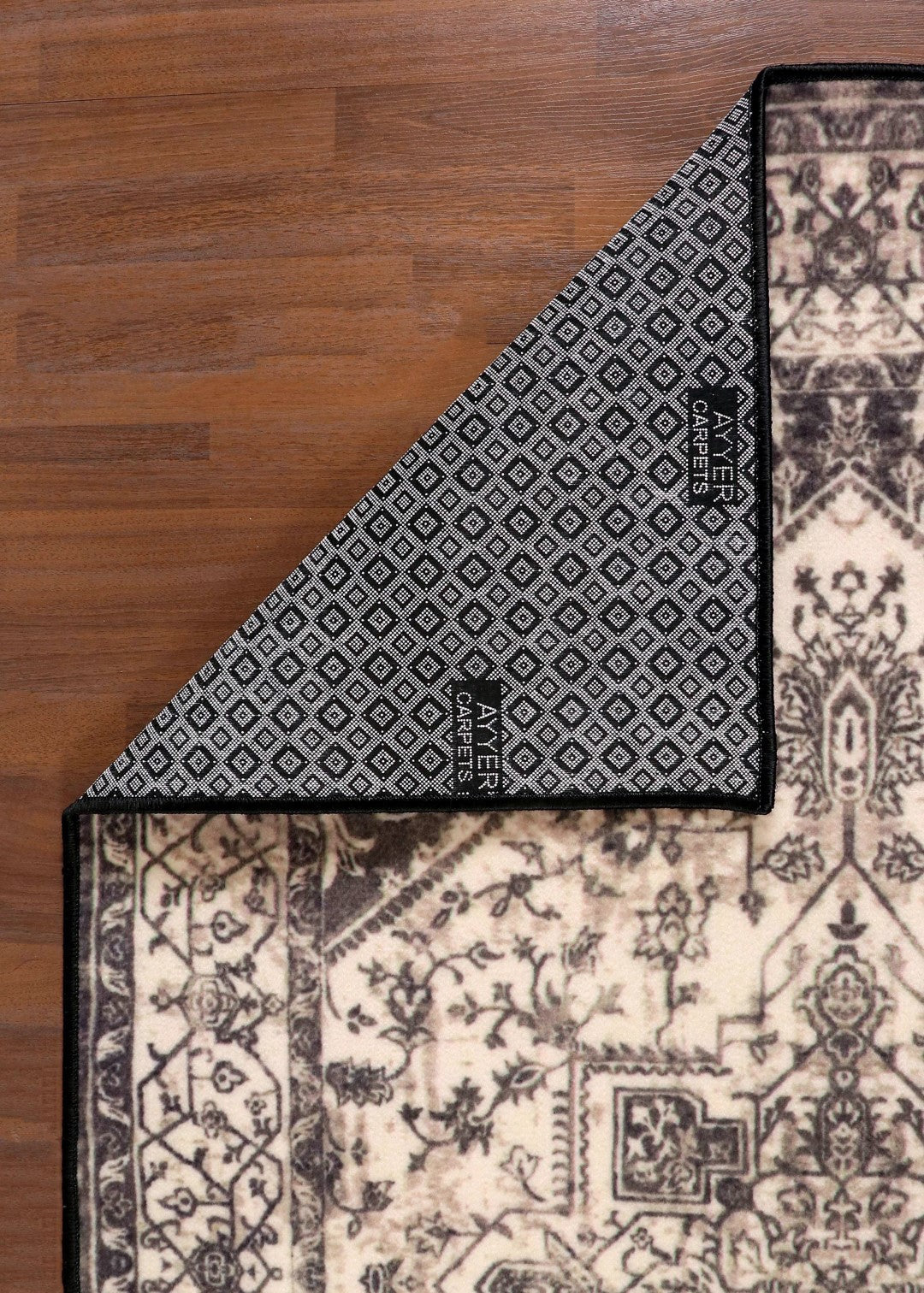 Heirloom Silver Filigree Rug