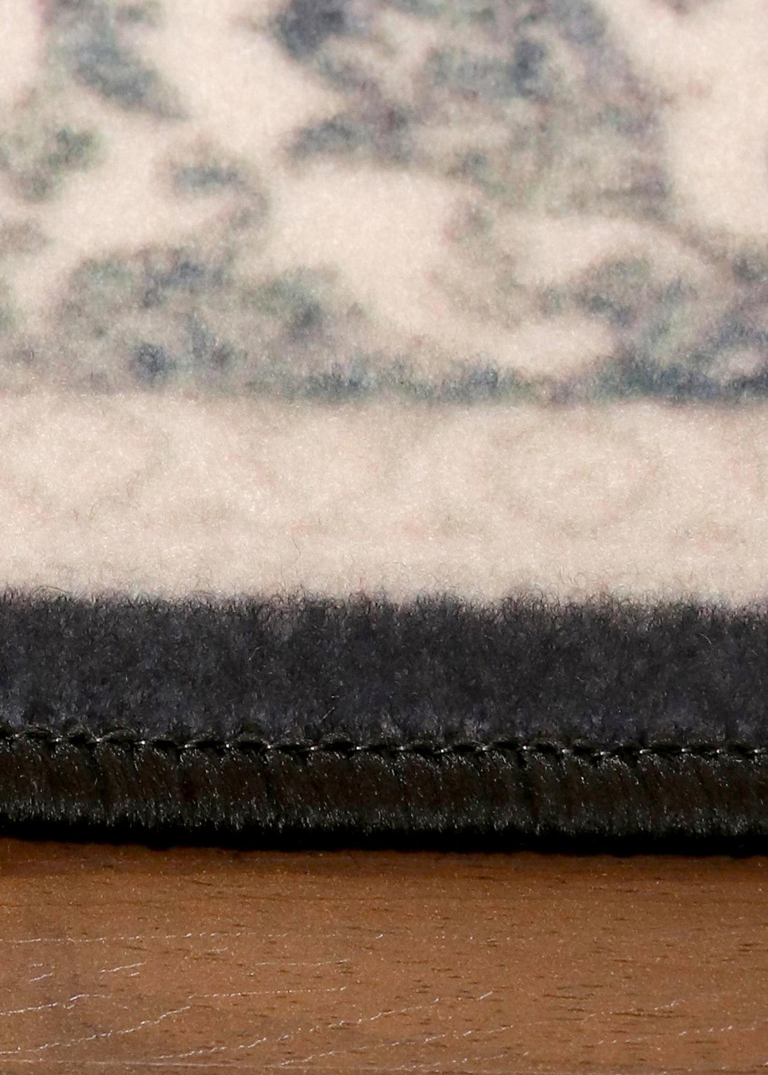 Ivory Elegance with Teal Border Rug