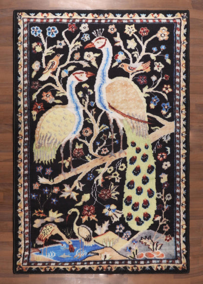 Enchanted Peacock Grove Rug