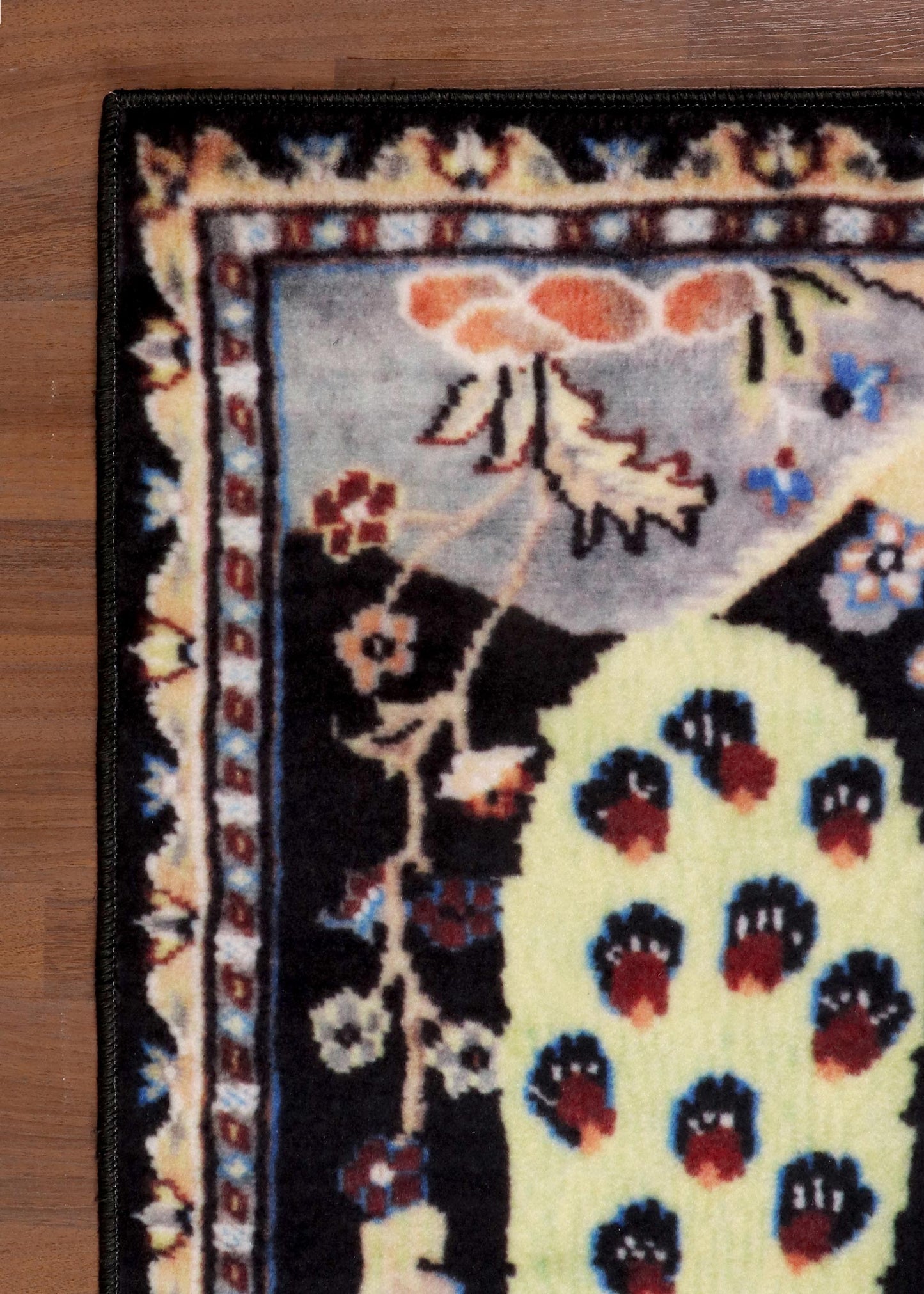 Enchanted Peacock Grove Rug