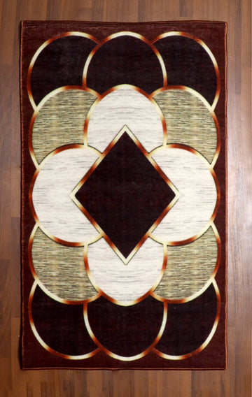 Modern Geometric Diamond Rug