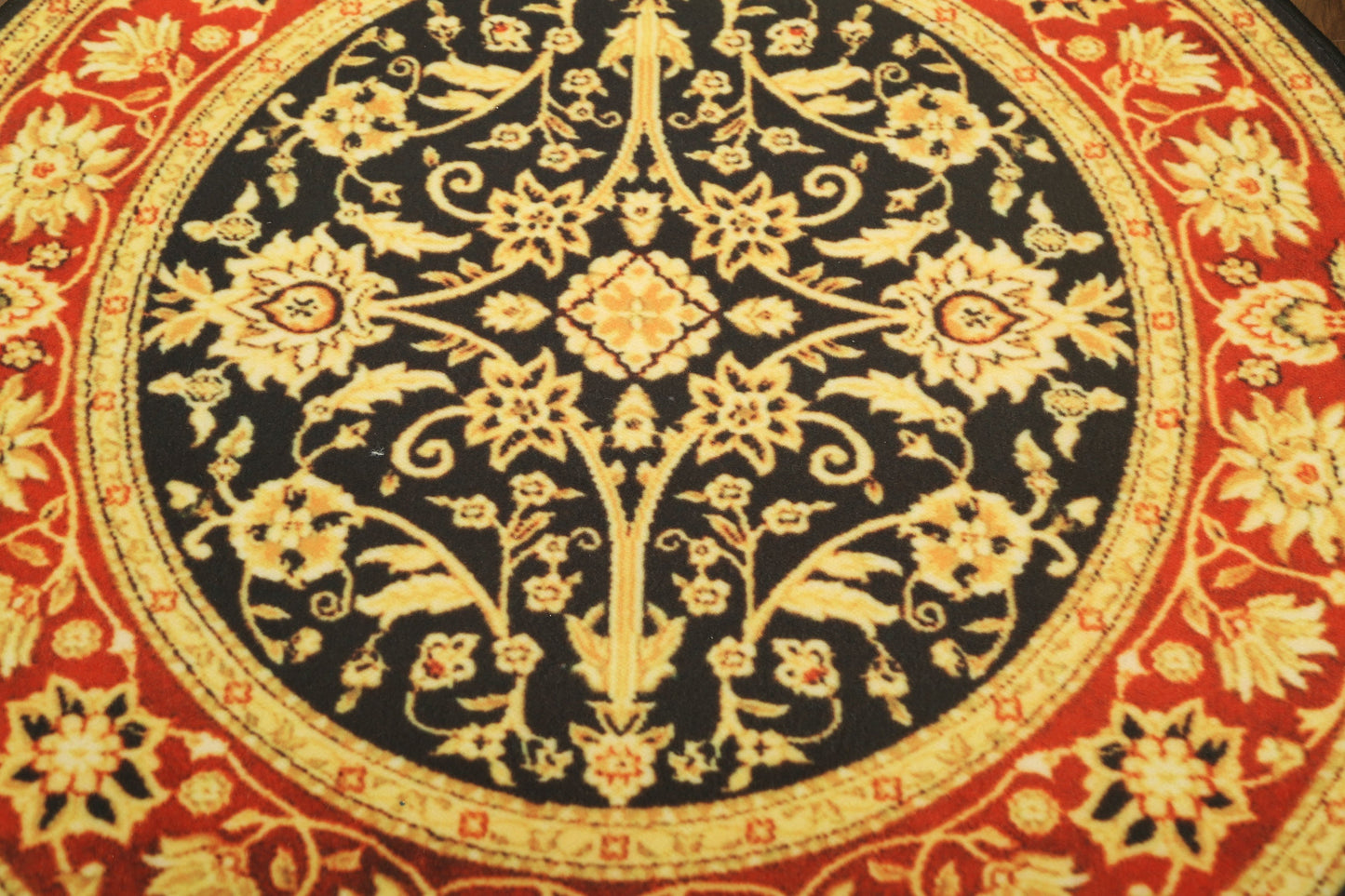 Multi Color Floral Print Rug
