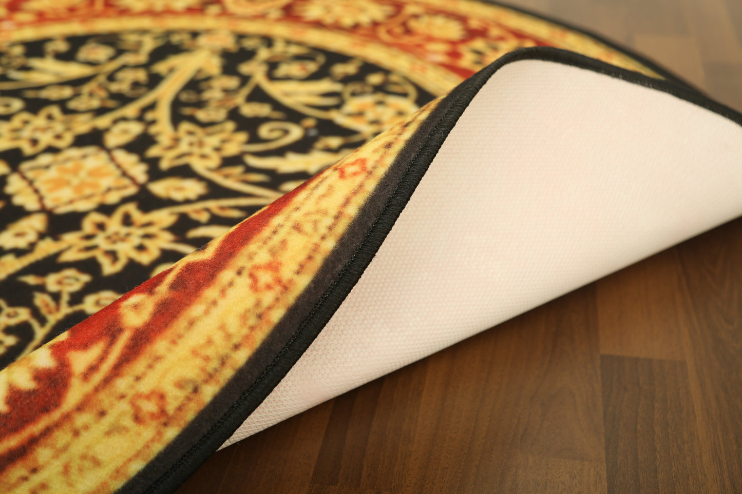 Multi Color Floral Print Rug