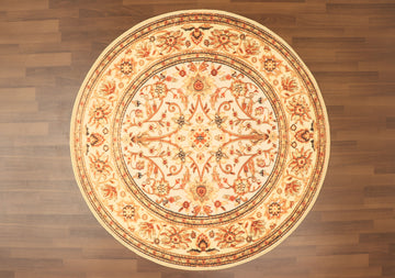 Multi Color Floral Print Rug