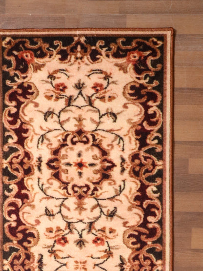 Multi Color Traditional Floral Print Runner