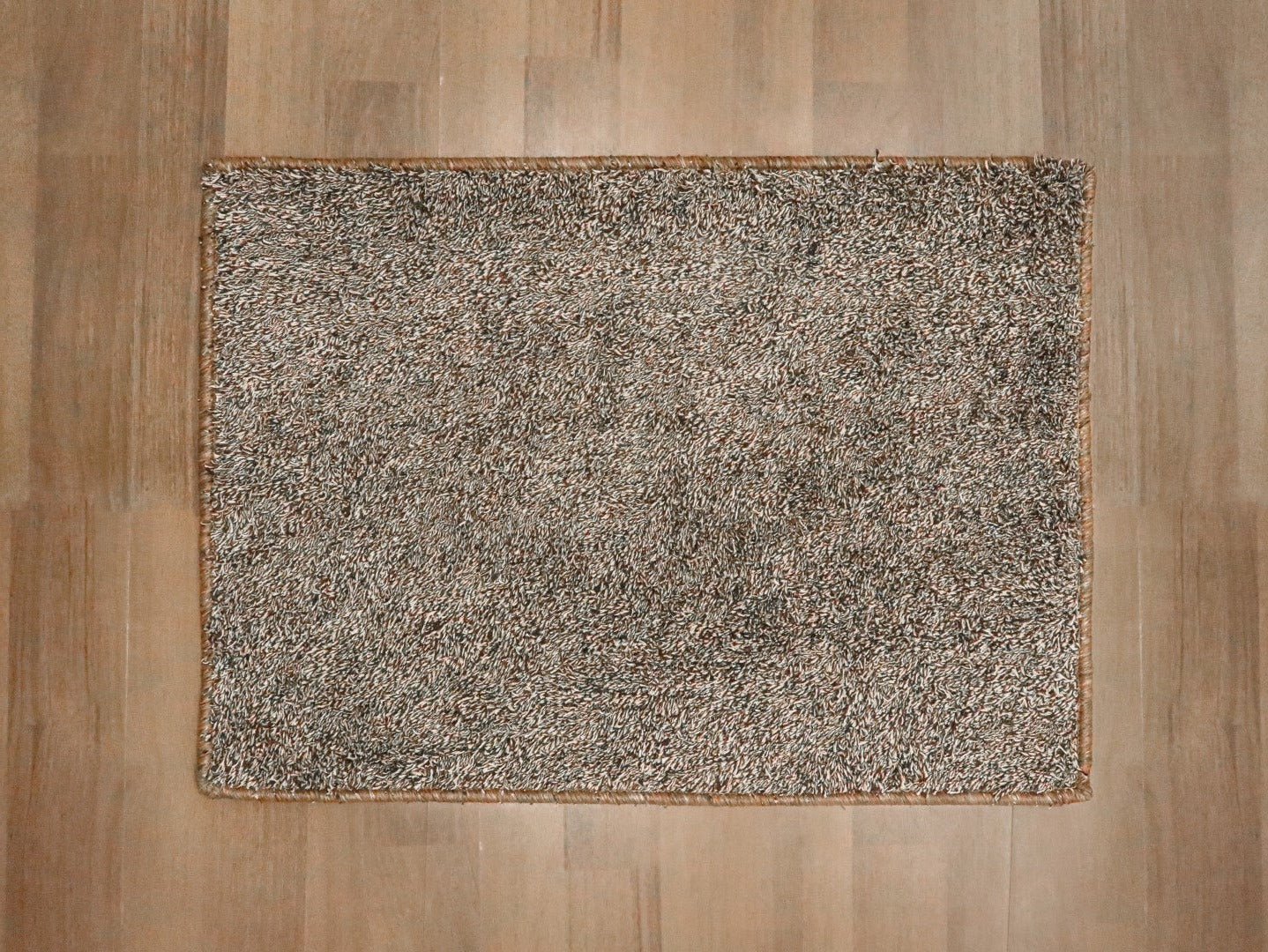 Brown Fancy Cotton Shaggy Door Mat
