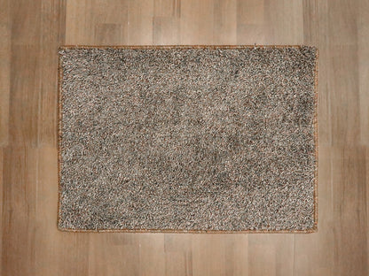 Brown Fancy Cotton Shaggy Door Mat