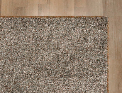 Brown Fancy Cotton Shaggy Door Mat