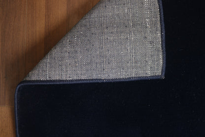Midnight Blue Plain Rug