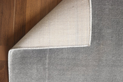 Grey Plain Rug