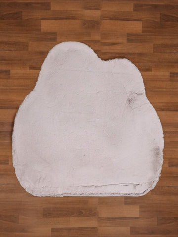 Grey Cloud Shape Rug